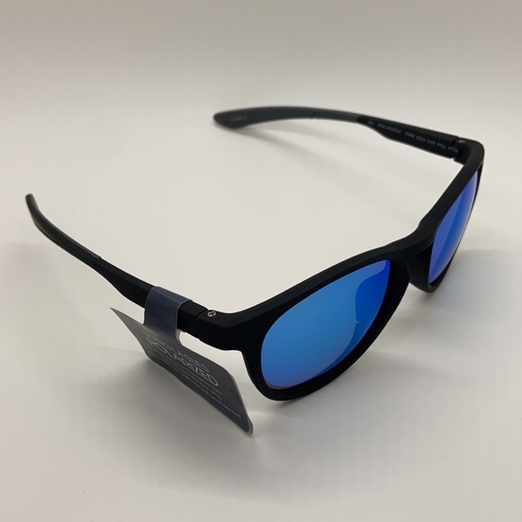 Polarized BLUE LENS W/BLACK FRAME Sunglasses. NWT - Picture 6 of 16